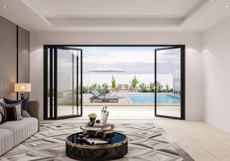 Cửa đi gấp trượt